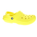 Zuecos Crocs zapatos Mujer modelo Classic Lined Clog Amarillo 