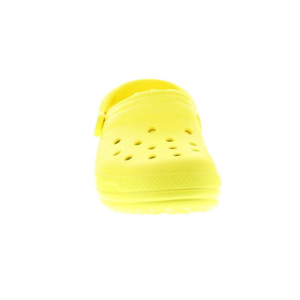 Zuecos Crocs zapatos Mujer modelo Classic Lined Clog Amarillo 