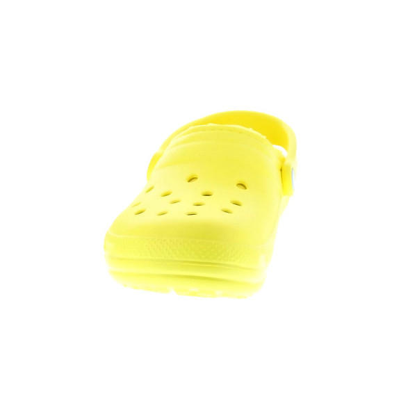 Zuecos Crocs zapatos Mujer modelo Classic Lined Clog Amarillo 