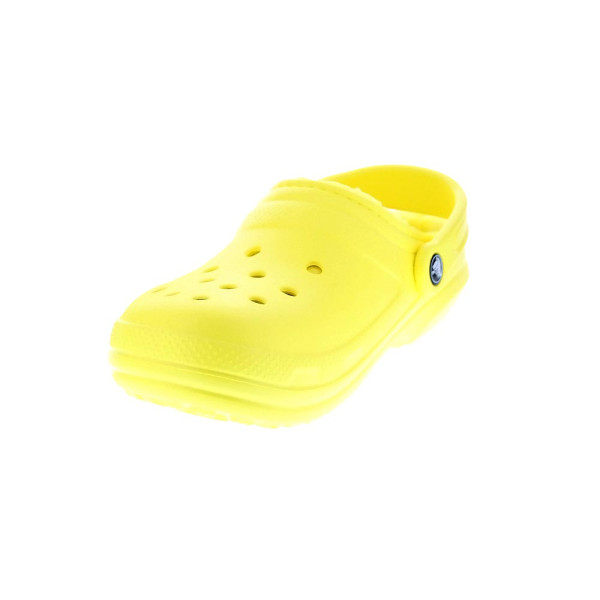 Zuecos Crocs zapatos Mujer modelo Classic Lined Clog Amarillo 