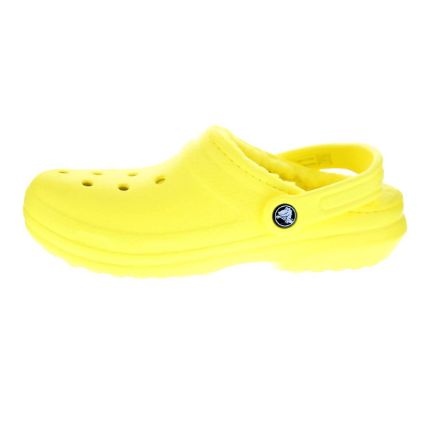 Zuecos Crocs zapatos Mujer modelo Classic Lined Clog Amarillo 
