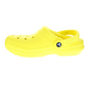 Zuecos Crocs zapatos Mujer modelo Classic Lined Clog Amarillo 