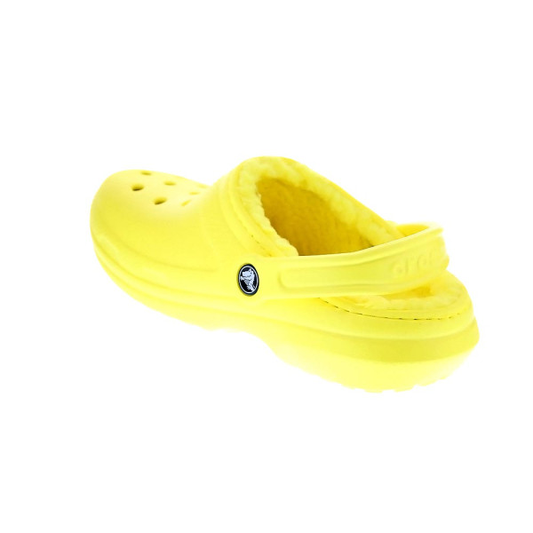 Zuecos Crocs zapatos Mujer modelo Classic Lined Clog Amarillo 