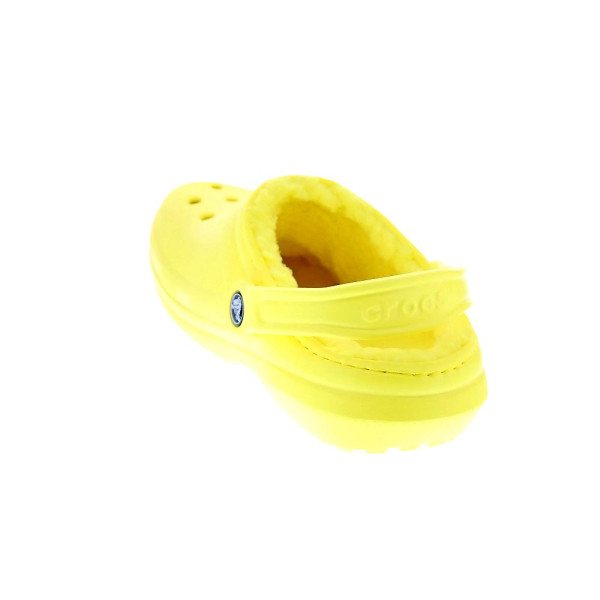 Zuecos Crocs zapatos Mujer modelo Classic Lined Clog Amarillo 