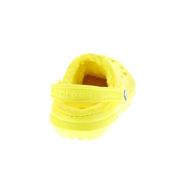 Zuecos Crocs zapatos Mujer modelo Classic Lined Clog Amarillo 