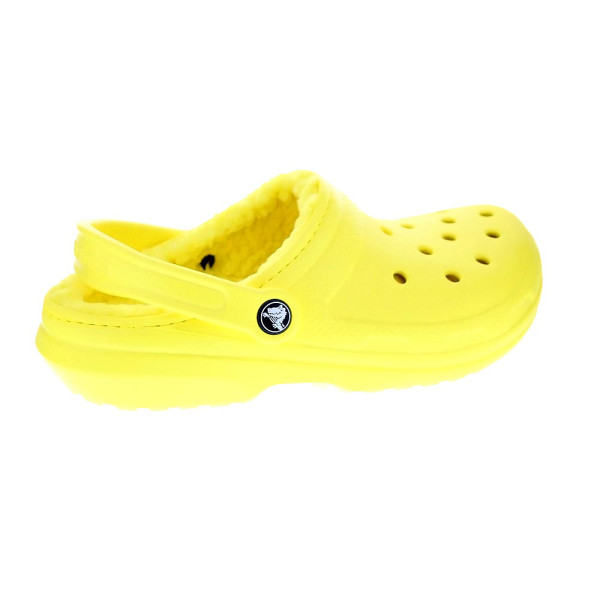 Zuecos Crocs zapatos Mujer modelo Classic Lined Clog Amarillo 