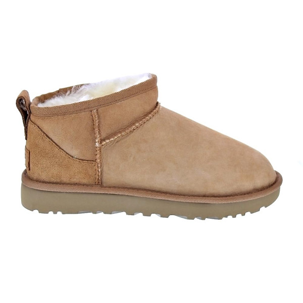 Botines Ugg zapatos Mujer modelo Classic Ultra Mini Marrón 