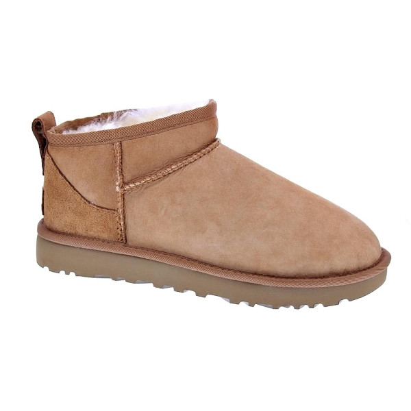Botines Ugg zapatos Mujer modelo Classic Ultra Mini Marrón 