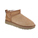 Botines Ugg zapatos Mujer modelo Classic Ultra Mini Marrón 