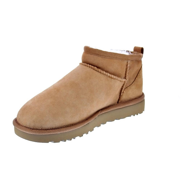 Botines Ugg zapatos Mujer modelo Classic Ultra Mini Marrón 