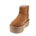 Botines Ugg zapatos Mujer modelo Classic Mini Plataform Marrón 