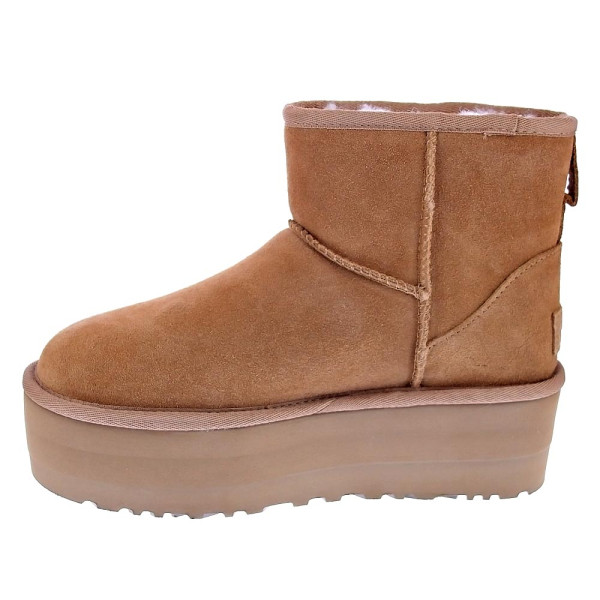 Botines Ugg zapatos Mujer modelo Classic Mini Plataform Marrón 