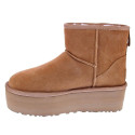 Botines Ugg zapatos Mujer modelo Classic Mini Plataform Marrón 