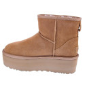 Botines Ugg zapatos Mujer modelo Classic Mini Plataform Marrón 