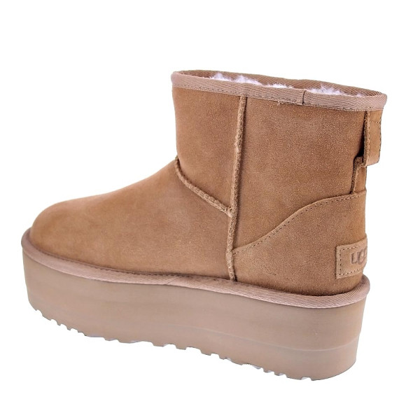 Botines Ugg zapatos Mujer modelo Classic Mini Plataform Marrón 