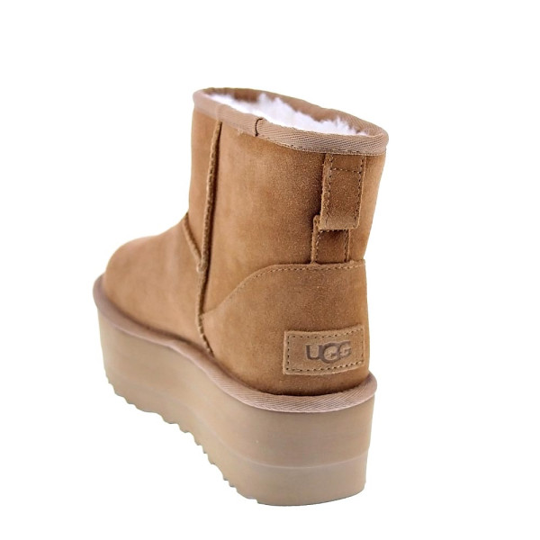 Botines Ugg zapatos Mujer modelo Classic Mini Plataform Marrón 