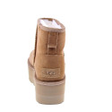 Botines Ugg zapatos Mujer modelo Classic Mini Plataform Marrón 