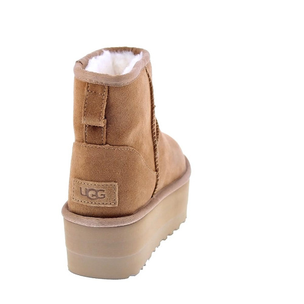 Botines Ugg zapatos Mujer modelo Classic Mini Plataform Marrón 