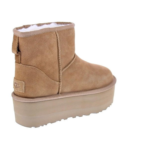 Botines Ugg zapatos Mujer modelo Classic Mini Plataform Marrón 