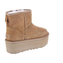 Botines Ugg zapatos Mujer modelo Classic Mini Plataform Marrón 