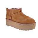 Botines Ugg zapatos Mujer modelo Classic Ultra Mini Plataform Marrón 