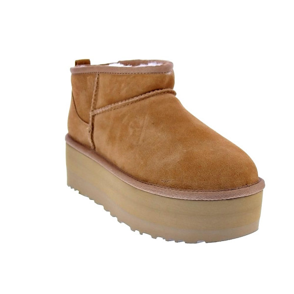 Botines Ugg zapatos Mujer modelo Classic Ultra Mini Plataform Marrón 