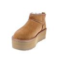 Botines Ugg zapatos Mujer modelo Classic Ultra Mini Plataform Marrón 