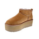 Botines Ugg zapatos Mujer modelo Classic Ultra Mini Plataform Marrón 