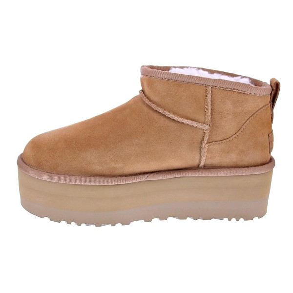 Botines Ugg zapatos Mujer modelo Classic Ultra Mini Plataform Marrón 