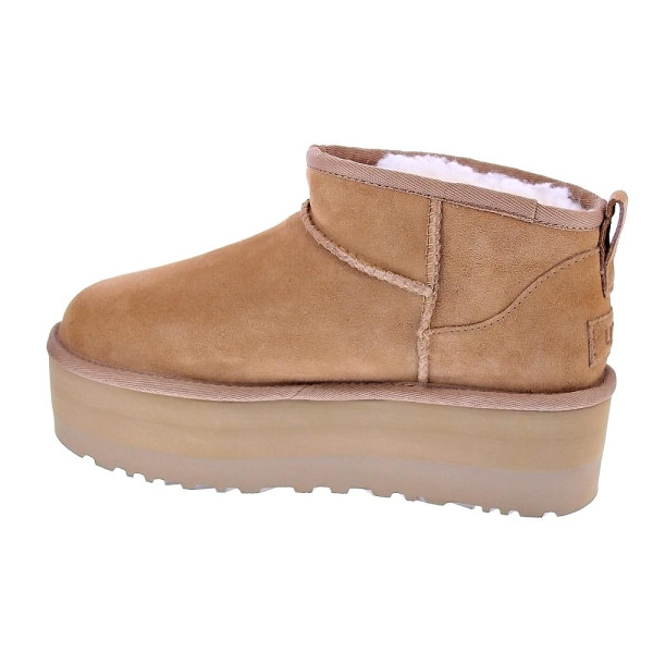 Botines Ugg zapatos Mujer modelo Classic Ultra Mini Plataform Marrón 
