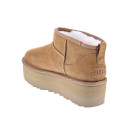 Botines Ugg zapatos Mujer modelo Classic Ultra Mini Plataform Marrón 