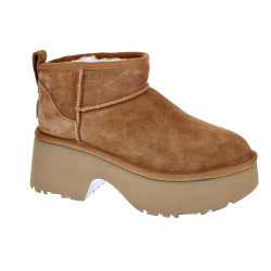 Botines Ugg zapatos Mujer modelo Classic Ultra Mini New Marrón  2