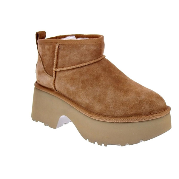 Botines Ugg zapatos Mujer modelo Classic Ultra Mini New Marrón 