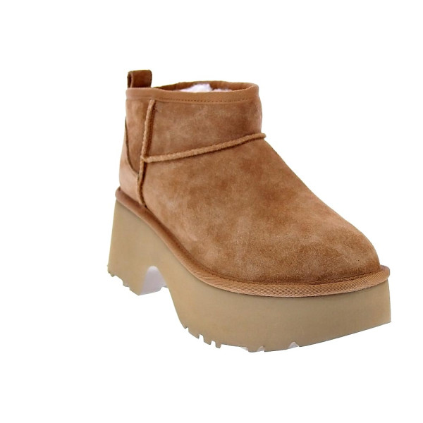 Botines Ugg zapatos Mujer modelo Classic Ultra Mini New Marrón 