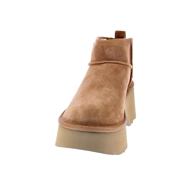 Botines Ugg zapatos Mujer modelo Classic Ultra Mini New Marrón 