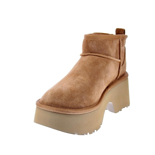 Botines Ugg zapatos Mujer modelo Classic Ultra Mini New Marrón 
