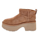 Botines Ugg zapatos Mujer modelo Classic Ultra Mini New Marrón 