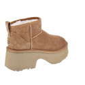 Botines Ugg zapatos Mujer modelo Classic Ultra Mini New Marrón 