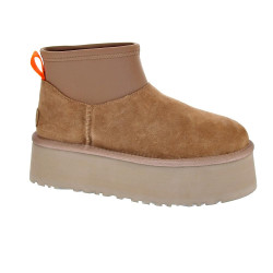 Botines Ugg zapatos Mujer modelo Classic Mini Dipper Marrón  2