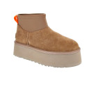 Botines Ugg zapatos Mujer modelo Classic Mini Dipper Marrón 