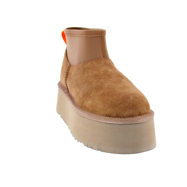 Botines Ugg zapatos Mujer modelo Classic Mini Dipper Marrón 