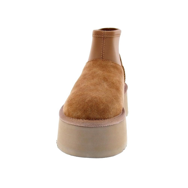 Botines Ugg zapatos Mujer modelo Classic Mini Dipper Marrón 