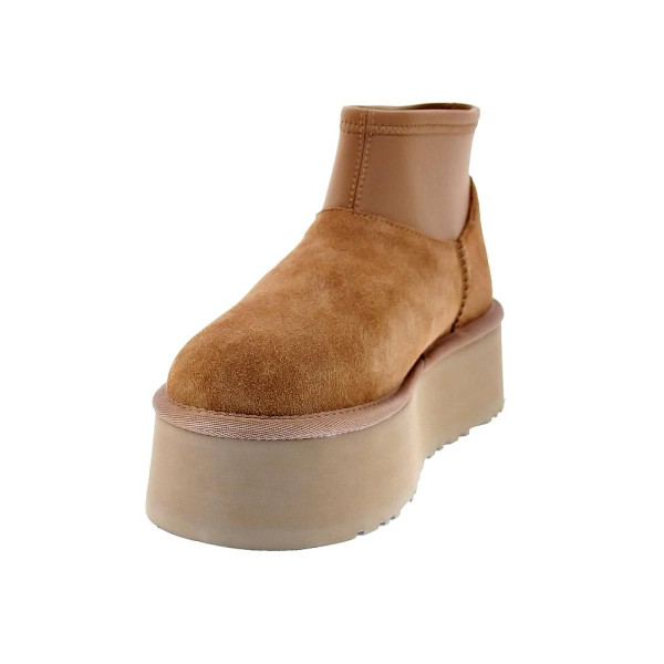 Botines Ugg zapatos Mujer modelo Classic Mini Dipper Marrón 