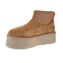Botines Ugg zapatos Mujer modelo Classic Mini Dipper Marrón 