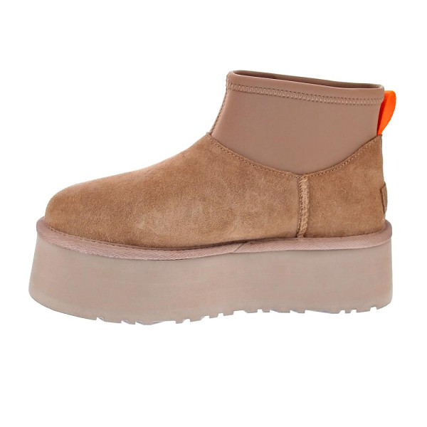 Botines Ugg zapatos Mujer modelo Classic Mini Dipper Marrón 