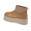 Botines Ugg zapatos Mujer modelo Classic Mini Dipper Marrón 