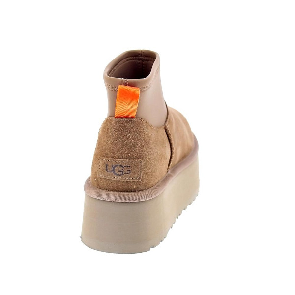 Botines Ugg zapatos Mujer modelo Classic Mini Dipper Marrón 