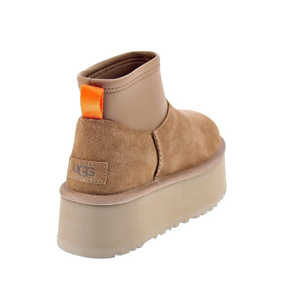 Botines Ugg zapatos Mujer modelo Classic Mini Dipper Marrón 