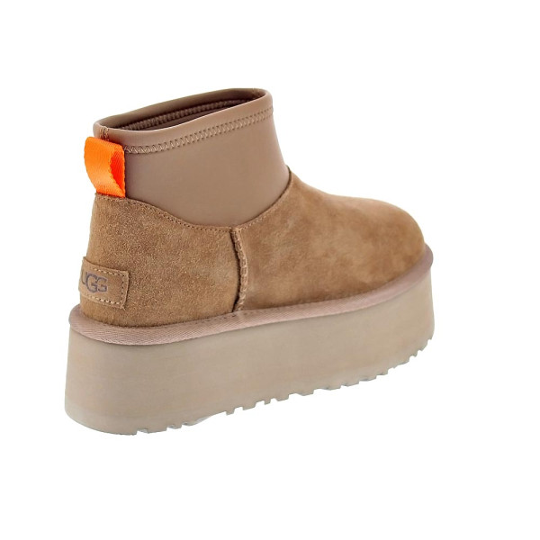 Botines Ugg zapatos Mujer modelo Classic Mini Dipper Marrón 