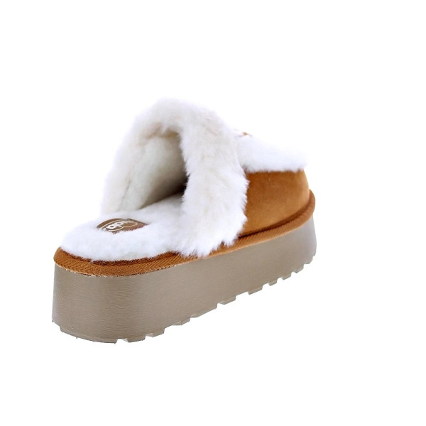 Pantuflas Nuvola zapatos Mujer modelo Alaska Marrón 